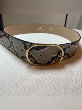 B-Low The Belt Women's Gray/Black
Snakeskin Fashion Belt Size M
Adjustable
